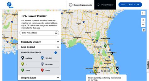 Power Tracker Map